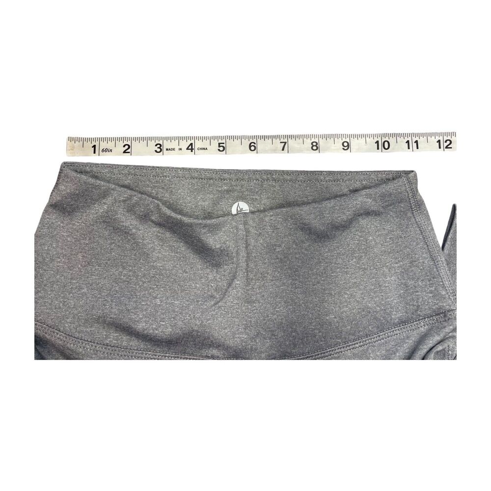 90 Degree By Reflex Cropped Leggings Women's XS Heather Gray Stretch High-Waist - Picture 6 of 6